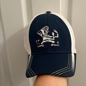 Adidas Notre Dame Fighting Irish Shamrock Series Hat | Navy & White Adjustable